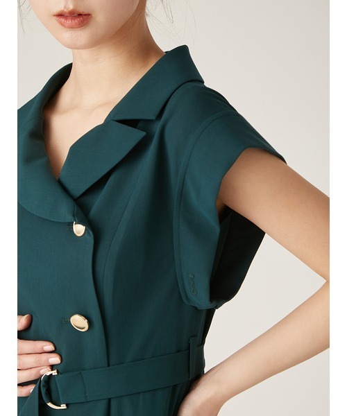 「LILY BROWN」 ノースリーブワンピース 1 ベージュ レディース_画像8