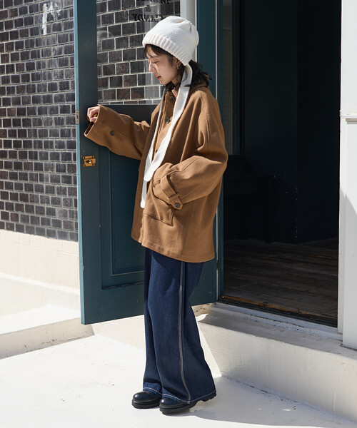 ジャケット・アウター hiroxxl ファーカラー中綿ジャケット | コート | Rirandture（リランドチュール