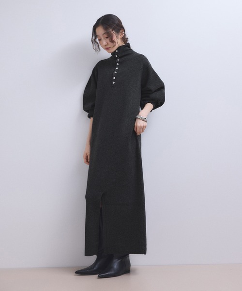 ADAM ET ROPE'（アダムエロペ） ワンピース 「WEB限定」2WAYニットポロ