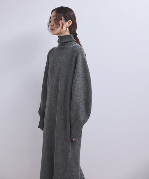 ADAM ET ROPE'（アダムエロペ） ワンピース 「WEB限定」2WAYニットポロ