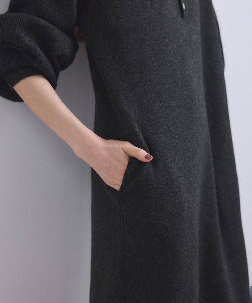 ADAM ET ROPE'（アダムエロペ） ワンピース 「WEB限定」2WAYニットポロ