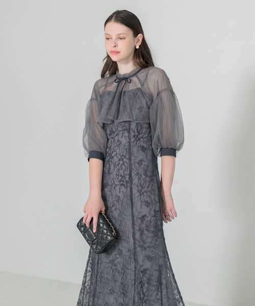 「Leja」 キャミソールワンピース MEDIUM ブルー レディース_画像6