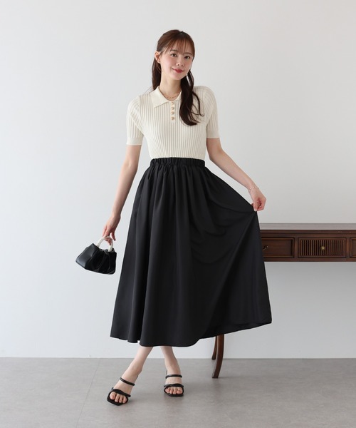 「BLUEEAST」 ドッキングワンピース MEDIUM ブラウン レディース_画像2