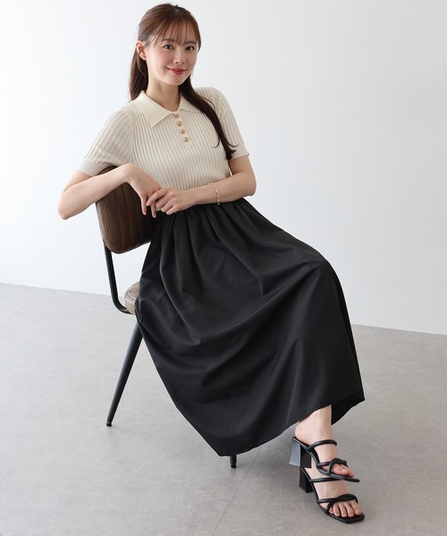 「BLUEEAST」 ドッキングワンピース MEDIUM ブラウン レディース_画像4