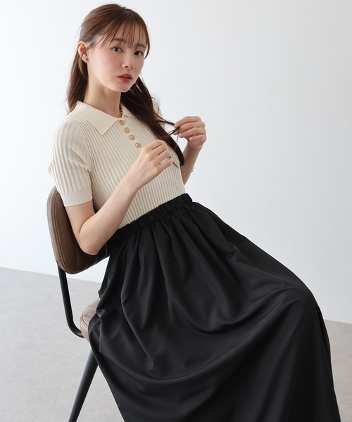 「BLUEEAST」 ドッキングワンピース MEDIUM ブラウン レディース_画像8