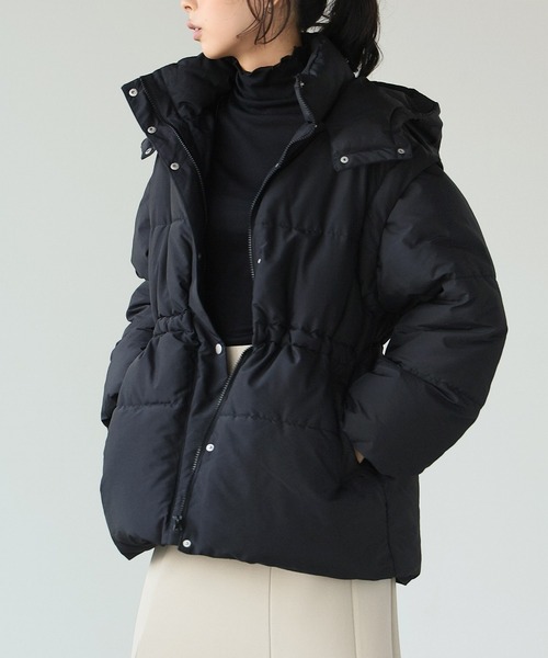 itto ダウンコート ダウンジャケット ファイバーダウン中綿コート