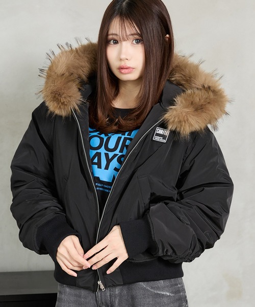 shrita（シュリータ） ブルゾン アウター N2Bファー付きブルゾン