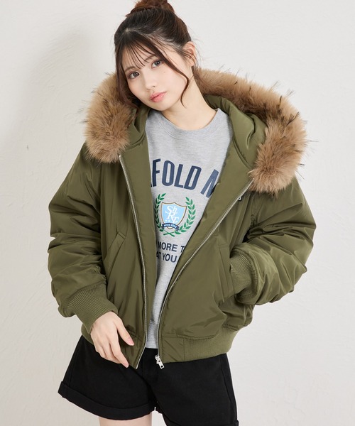 shrita（シュリータ） ブルゾン アウター N2Bファー付きブルゾン