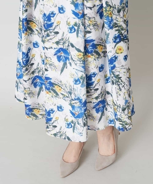 「OFUON le MK」 ロングスカート 36 ピンク レディース_画像2