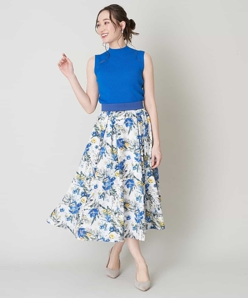 「OFUON le MK」 ロングスカート 36 ピンク レディース_画像5