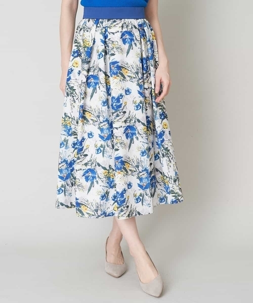 「OFUON le MK」 ロングスカート 36 ピンク レディース_画像6