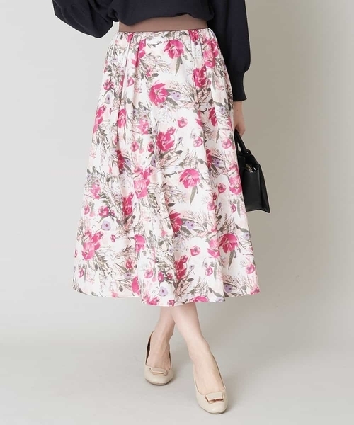 「OFUON le MK」 ロングスカート 36 ピンク レディース_画像7