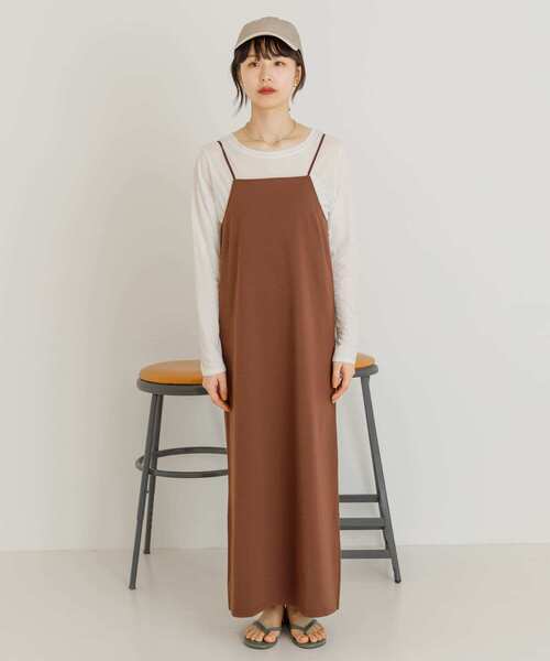 「UR Lab.」 ノースリーブワンピース FREE グリーン系その他 レディース_画像4