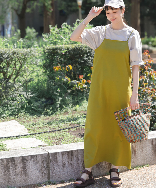 「UR Lab.」 ノースリーブワンピース FREE グリーン系その他 レディース_画像7