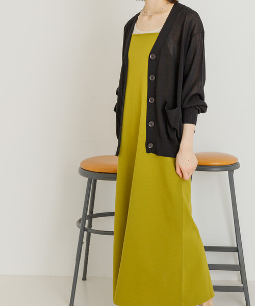 「UR Lab.」 ノースリーブワンピース FREE グリーン系その他 レディース_画像8