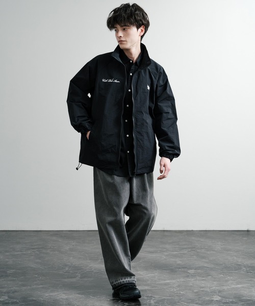 「U.S. POLO ASSN.」 ナイロンブルゾン L ライトグレー メンズ_画像4