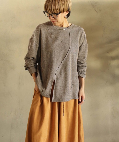 BITTOKO（ビットコ） tシャツ アシメカッティングプルオーバー