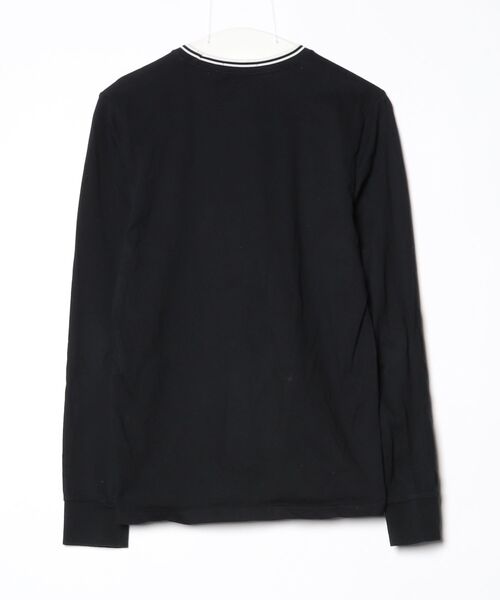 「FRED PERRY」 長袖カットソー S ブラック レディース_画像2