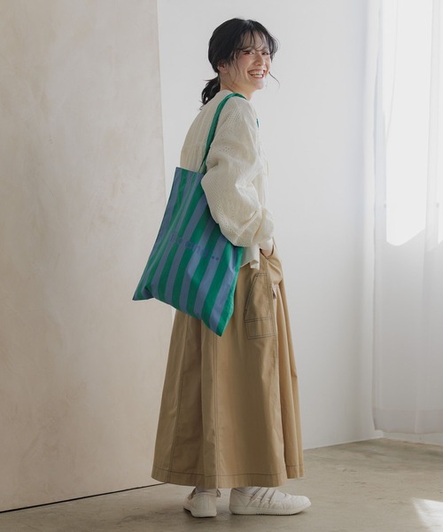 「niko and...」 ロングスカート MEDIUM ベージュ レディース_画像5