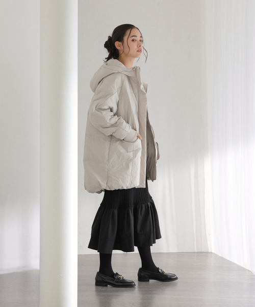 美品　LaTOTALITE ラトータリテ　近年モデル　フードミドルダウンコート La TOTALITE（ラ トータリテ） ダウンコート ダウンジャケット