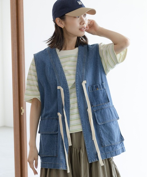 ニコアンド　ジャンベスト 楽天市場】【SALE／20%OFF】(M)ナイロンボアリバーベスト niko and