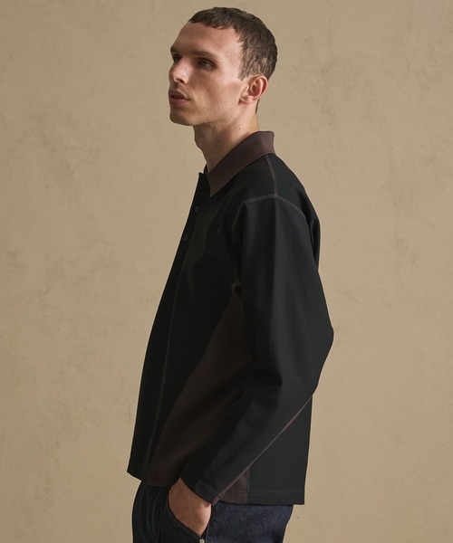 「PUBLIC TOKYO」 長袖シャツ 1 ブラック メンズ_画像5