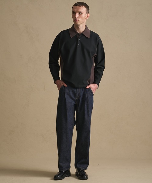 「PUBLIC TOKYO」 長袖シャツ 1 ブラック メンズ_画像8