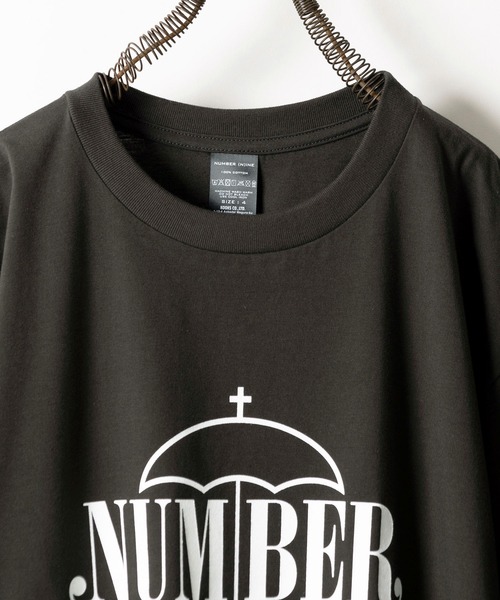 「NUMBER (N)INE DENIM」 半袖Tシャツ 3 ホワイト メンズ_画像3