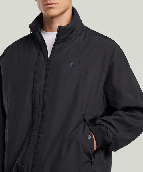 b1585【G-STAR RAW】Track Jacket　完売品　ブラック　S G-STAR RAW ブルゾン アウター Track Jacket/スタンドカラートラック