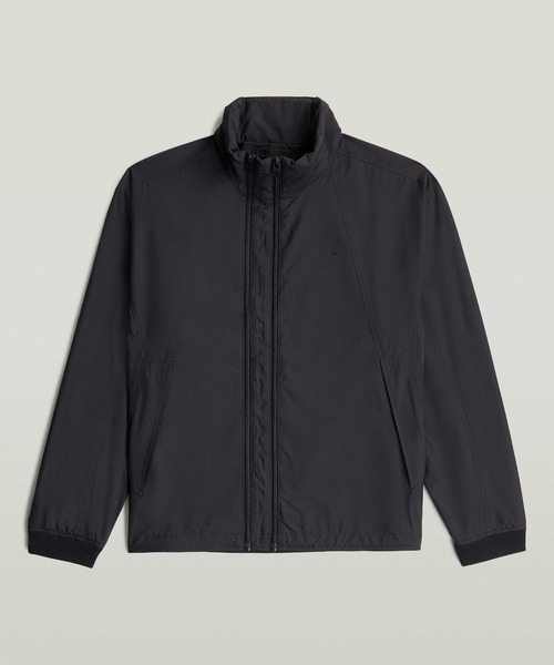 b1585【G-STAR RAW】Track Jacket　完売品　ブラック　S G-STAR RAW ブルゾン アウター Double Zip Track Jacket/フロント