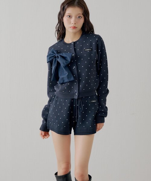 Chico（チコ） パンツ 「セットアップ対応」コンパクトニットショート