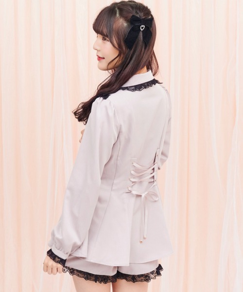 「Secret Honey」 セットアップ MEDIUM ピンク レディース_画像2