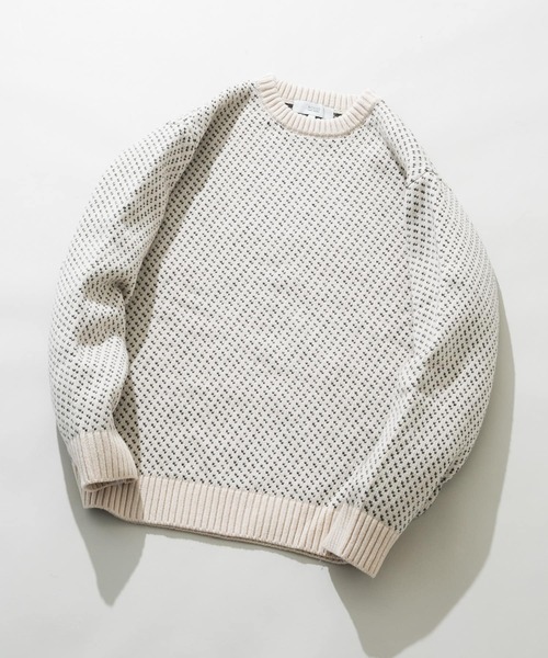 「URBAN RESEARCH ROSSO MEN」 長袖ニット SMALL ブラック メンズ_画像5