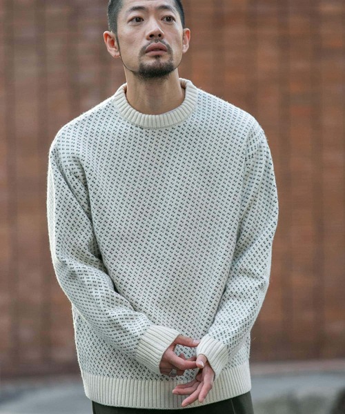 「URBAN RESEARCH ROSSO MEN」 長袖ニット SMALL ブラック メンズ_画像7