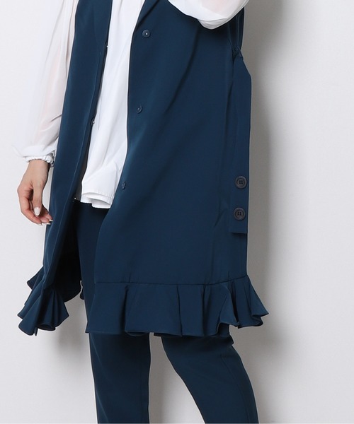 「Re.Verofonna」 ベスト MEDIUM ベージュ レディース_画像4