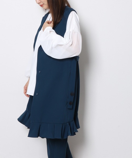 「Re.Verofonna」 ベスト MEDIUM ベージュ レディース_画像6