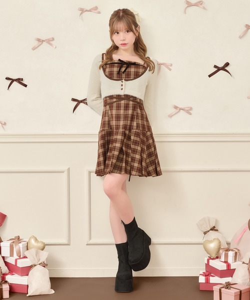 apres jour（アプレジュール） ワンピース 「セット着用可能」ミニ