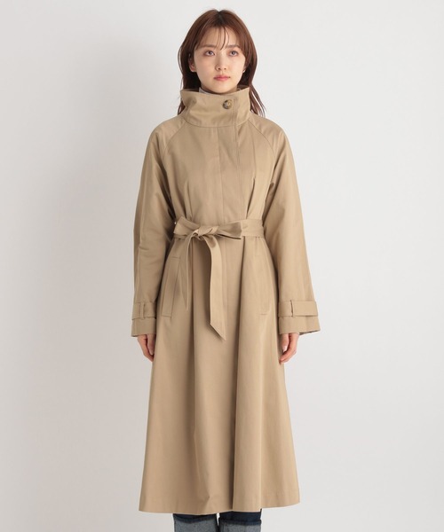 「Andemiu」 トレンチコート FREE ベージュ レディース_画像6