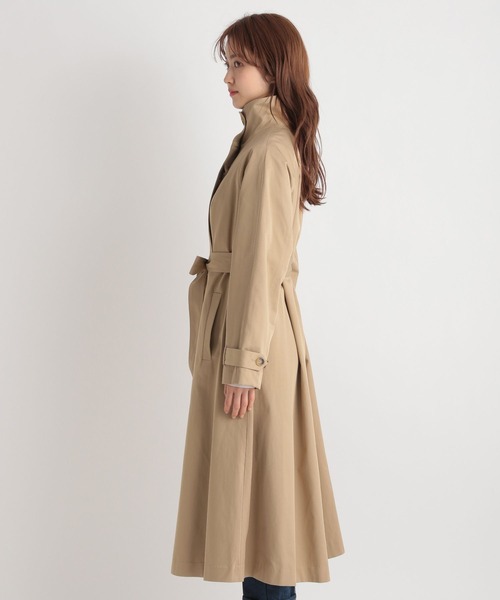 「Andemiu」 トレンチコート FREE ベージュ レディース_画像7