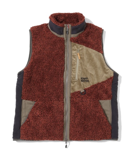 「KRIFF MAYER」 ベスト MEDIUM チャコール メンズ_画像3