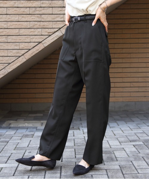 THE SHINZONE（ザ シンゾーン） スラックス 36 カーキ レディース