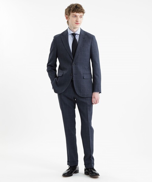 「MACKINTOSH PHILOSOPHY」 スラックス 38 ダークネイビー メンズ_画像3