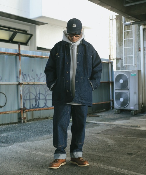 「WAIPER.inc」 「prison blues」デニムジャケット L インディゴブルー メンズ_画像2