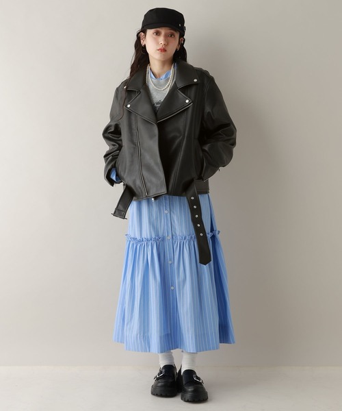 RAGEBLUE（レイジブルー） レザージャケット ライダース ダブル