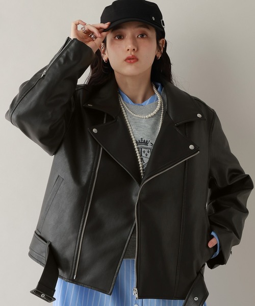 RAGEBLUE（レイジブルー） レザージャケット ライダース ダブル