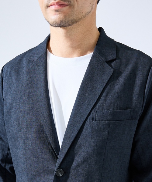 「ABAHOUSE GRAY」 「ABAHOUSE」テーラードジャケット 44 モカ メンズ_画像6