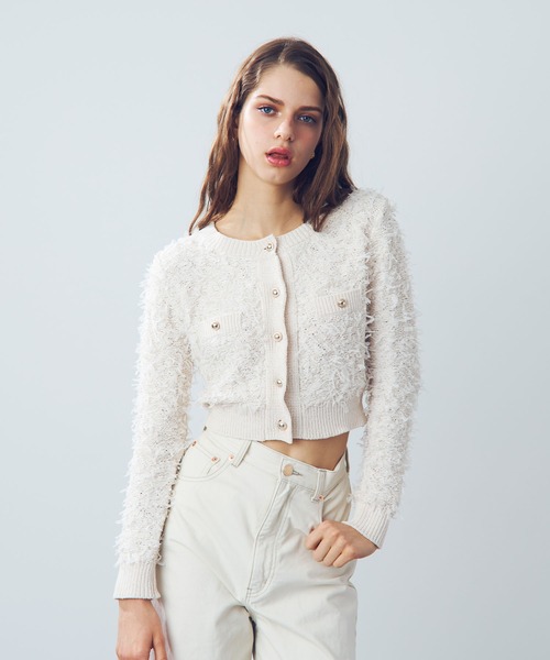 「DEICY」 カーディガン FREE ピンク レディース_画像2