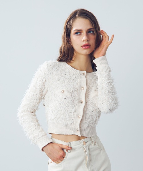 「DEICY」 カーディガン FREE ピンク レディース_画像8