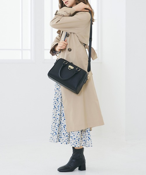 「PAUL & JOE ACCESSOIRES」 ボストンバッグ FREE カーキ レディース_画像3