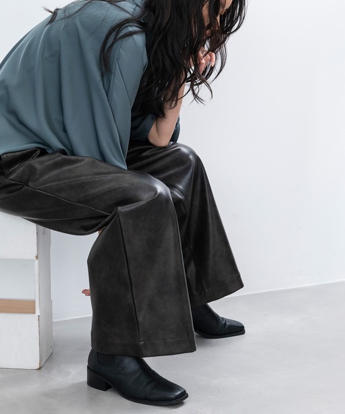 「JUNRED」 パンツ M ブラック メンズ_画像8